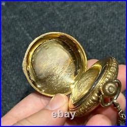 ANTIQUE YELLOW GOLD ELGIN POCKET WATCH With HUNTER CASE RARE