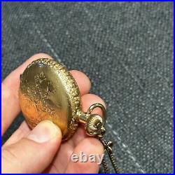 ANTIQUE YELLOW GOLD ELGIN POCKET WATCH With HUNTER CASE RARE