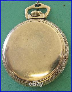A 16 size Hamilton/Ball 21 jewel 999-B in a Gold-Filled Ball Stirrup Bow case