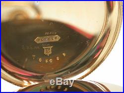 Agassiz 16 Ligne Hunting Gold Filled Case Vintage Pocket Watch Mid 1850's 9D