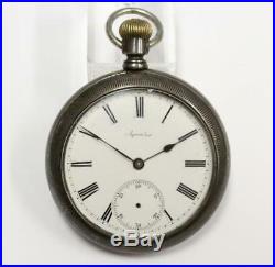 Agassiz pocket watch 15s sn67583 Derby case second hand missing