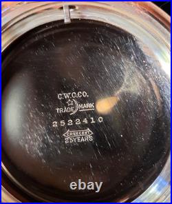 Amercan Q 18s 25yr 14k Gold Filled Crescent Case Video Good Case (lotsa Gold!)