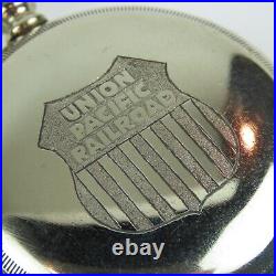 American 18 Size Nickel Genuine UNION PACIFIC RAILROAD Pocket Watch Case