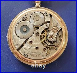 American Waltham 16s. 17 Jewel Pocket Watch Amazing Case L@@k