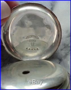 American Waltham Watch Co. Broadway Model Coin Silver Case circa 1883