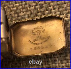 American Watch Case Company (AWC Co) 14K Gold Art Deco Ladies Wrist Watch