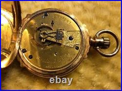 American Watch Co. Waltham (P. S. Bartlett) 1884 Solid 14K Gold Box Hinged Case