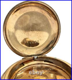 Antique 0 Size Fahys Scalloped & Guilloche Hunter Pocket Watch Case Gold Filled