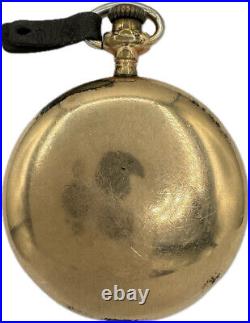 Antique 16 Size Fahys R. R. Open Face Railroad Pocket Watch Case Gold Filled