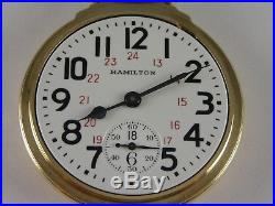 Antique 16s Hamilton 992B Rail Road pocket watch 1946. 21j. Nice Hamilton case