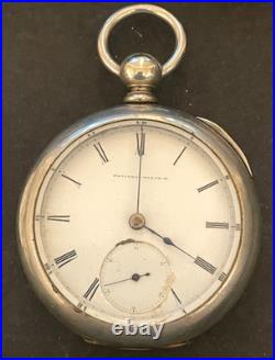 Antique 1868 Elgin Mat Laflin 55 Pocket Watch Parts/Repair Case 18s 11j USA