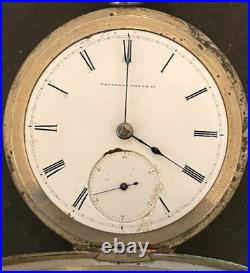 Antique 1868 Elgin Mat Laflin 55 Pocket Watch Parts/Repair Case 18s 11j USA