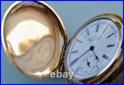 Antique 1894 AMERICAN WALTHAM Size 6s Hunting case Pocket Watch