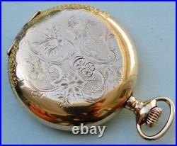 Antique 1894 AMERICAN WALTHAM Size 6s Hunting case Pocket Watch