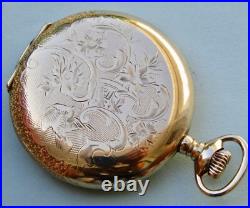 Antique 1894 AMERICAN WALTHAM Size 6s Hunting case Pocket Watch