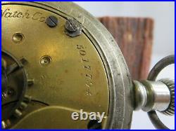 Antique 1894 Grade 82 Model 3 Elgin 18s 15j SILVERODE CASE POCKET WATCH Runs PW1
