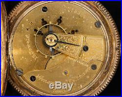 Antique 1896 Waltham 18s 15j Pocket Watch in Hunter Case for Restoration