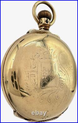 Antique 18 Size H. Muhrs Sons Box Hinge Hunter Pocket Watch Case Gold Filled