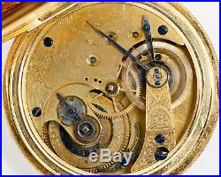 Antique 18s 15j E. Howard & Co. Series III Pocket Watch in 18k Solid Gold Case