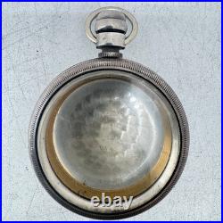 Antique 18s American Watch Co. Coin Edge Pocket Watch Case Sterling Silver USA