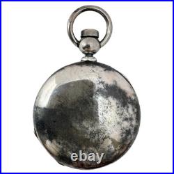 Antique 18s Dueber 4 oz Hunter Pocket Watch Case for Key Wind Coin Silver USA