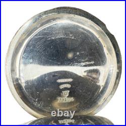 Antique 18s Dueber 4 oz Hunter Pocket Watch Case for Key Wind Coin Silver USA