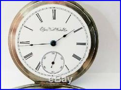 Antique 1900 Elgin Size 18s Pocket Watch Keystone Double Hinged Case Runs Great