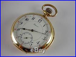 Antique 1900s Swiss repeater Dunand pocket watch. 14k solid gold case. 3oz total