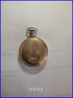 Antique 1904 Waltham 17 Jewel Pocket Watch Gold Filled