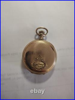 Antique 1904 Waltham 17 Jewel Pocket Watch Gold Filled