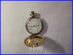 Antique 1904 Waltham 17 Jewel Pocket Watch Gold Filled