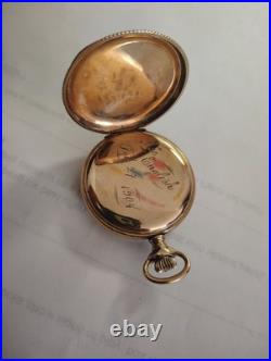 Antique 1904 Waltham 17 Jewel Pocket Watch Gold Filled