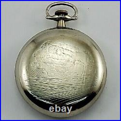 Antique 1907 Waltham Pocket Watch P. S. Bartlett Open Face Silveroid Hunter Case