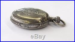 Antique 1909 Thomas Russell & Son Sterling Hunter Case Pocket Watch