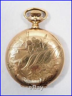 Antique 1909 Waltham 15 Jewel 0s Gold 20Yr Philadelphia Case Co Pocket Watch