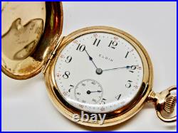 Antique 1910 Elgin Medical Size 6s Hunting case Pocket Watch