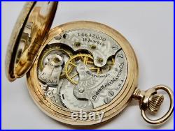 Antique 1910 Elgin Medical Size 6s Hunting case Pocket Watch