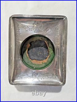 Antique 1910 Stirling Silver Pocket Watch Frame Case Holder Pocket Watch Stand