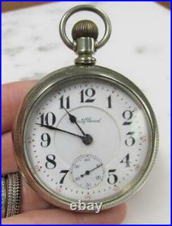 Antique 1912 South Bend Pocket Watch with Oresilver Case 17J 15-G3595
