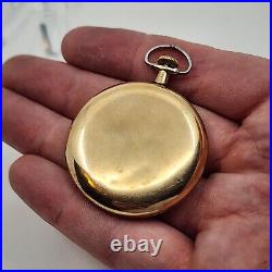 Antique 1916 Illinois Grade 401 Pocket Watch Running GF Case 12s 17j USA