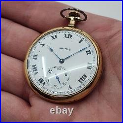 Antique 1916 Illinois Grade 401 Pocket Watch Running GF Case 12s 17j USA