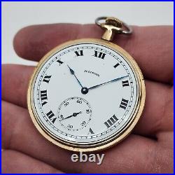 Antique 1916 Illinois Grade 401 Pocket Watch Running GF Case 12s 17j USA