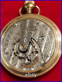 Antique 1916 Waltham Size 18 15 Jewels 10k gold filled case Pocket Watch