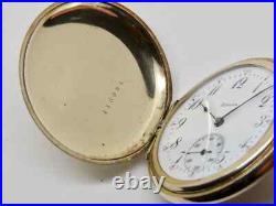 Antique 1921 ILLINOIS Size 12 Hunting case Pocket Watch