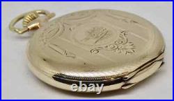 Antique 1921 ILLINOIS Size 12 Hunting case Pocket Watch