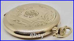 Antique 1921 ILLINOIS Size 12 Hunting case Pocket Watch