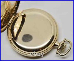Antique 1921 ILLINOIS Size 12 Hunting case Pocket Watch