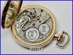 Antique 1921 ILLINOIS Size 12 Hunting case Pocket Watch
