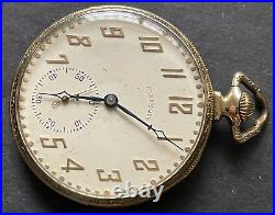 Antique 1922 Illinois Autocrat 405 Pocket Watch Running GF Case 12s 17j USA