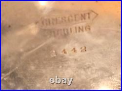 Antique 1925 Elgin STERLING SILVER Pocket Watch Hunting Case Size 16